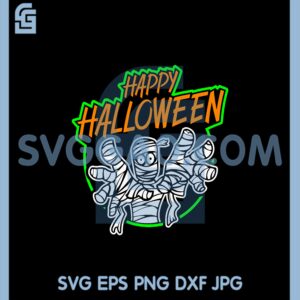Dirty Mummy Welcomes You Svg, Happy Halloween Mummy Cute Svg