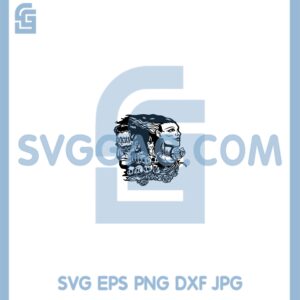 Frankenstein And His Bride Svg, Horror Monster Halloween Svg