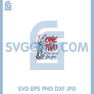 Freddy Krueger One Two Horror Svg, Krueger One Two Halloween Svg