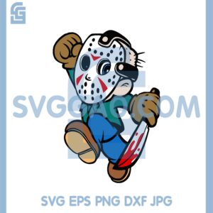 Friday The 13th Svg, Halloween Svg, Jason Bloody Knife Svg