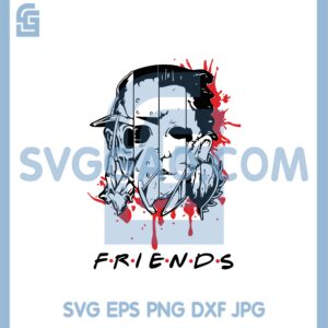 Friends horro movies svg, Halloween svg