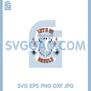 Groovy Halloween Files For Cricut Svg, Let Go Ghols Halloween Svg