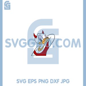 Halloween Daisy Duck Devil Svg, Daisy Duck Devil Svg, Daisy Duck Halloween Svg