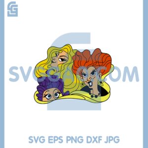 Halloween Hocus Pocus 2 Svg, Hocus Pocus Hair Wrapped Together Svg, Hocus Pocus Witch Hat Svg