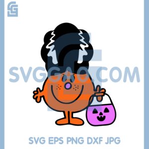 Halloween Little Miss Bride Of Frank Svg, Of Frank Halloween Svg, Minnion Halloween Svg