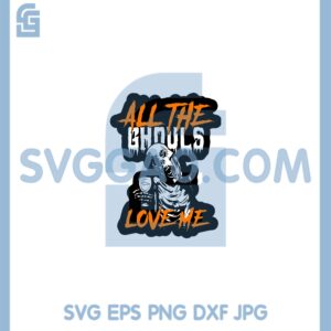 Halloween Love Ghoul Svg, Skeleton Holding Wine Halloween Svg, Skull Love Ghoul Svg