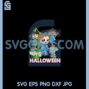Characters Halloween Movie Svg, Characters Halloween Horror Cut FIle Svg