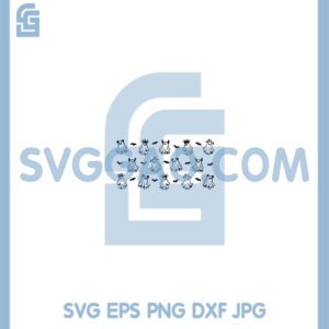 Ghosts Wrap For Libbey Glass Can Svg, Ghosts Wrap Svg, Ghosts Halloween Svg