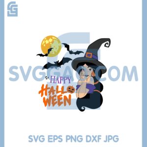 Halloween Jasmine Witch Svg, Jasmine Halloween Svg, Witch Halloween Spooky Svg