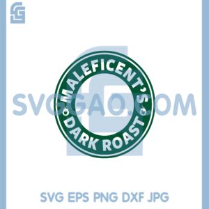 Halloween Maleficen Dark Roast Svg