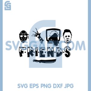 Halloween Squad Friends Svg, Halloween Friends Svg, HORROR Movies Scary Halloween Svg