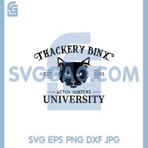 Halloween Thackery Binx Svg, Thackery Binx Witch Hunters University Svg
