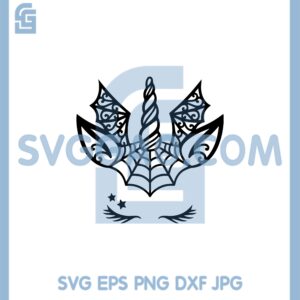 Halloween Licorne Svg, Unicorn Halloween Svg