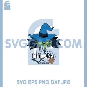 Halloween Witch And Bloom Svg, Witch Bloom Halloween Svg, Bloom Horror Svg