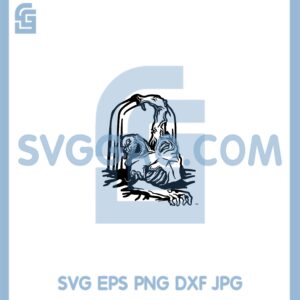 Halloween Zombie Rises From The Grave Svg, Horror Skull Svg, Thriller Svg