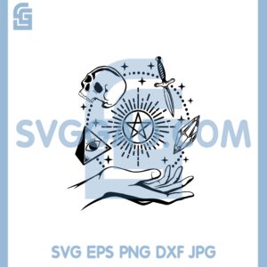 Hand holding Svg, Crystal svg, Halloween svg, Spiritual, Astrology SVG, basic witch Svg