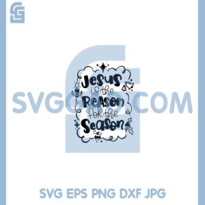 Birth Of Jesus Christmas Svg, Jesus Is The Reason For The Season Svg, Jesus Santa Svg