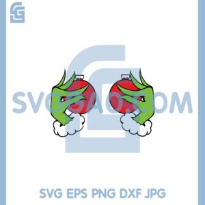 Breast Christmas Svg, Christmas boobs Svg, Grinch Hand Svg, Kids Grinch Svg