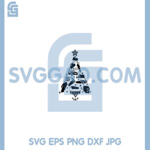 Car The Characters Christmas Tree Svg, Car Characters Svg, Car Christmas Svg