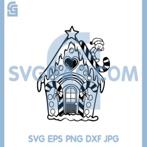 Christmas Gingerbread House Svg, Gingerbread Cookie Svg