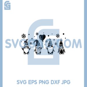 Christmas Gnomes Coffee Svg, Heart Balloon Christmas Svg