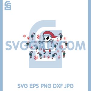 Christmas Jack Starbucks Svg, Jack Skellington Hat Santa Svg, Jack Starbucks Svg