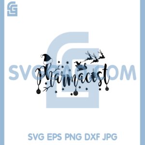 Christmas Pharmacist Svg, Christmas pharmacy tech Svg, Pharmacist Svg