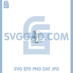 Christmas Rabbit Snow Svg, Mistletoe Svg, Holiday Merry Christmas Svg