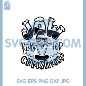 Christmas Shark Svg, JAW Ready For Christmas Svg, Shark Hat Santa Svg