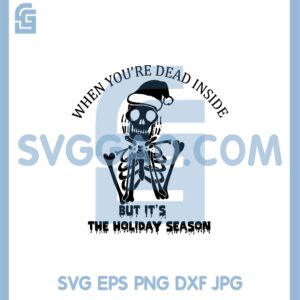 Christmas Skeleton Svg , Christmas Skull Svg, Christmas Santa Skull Svg