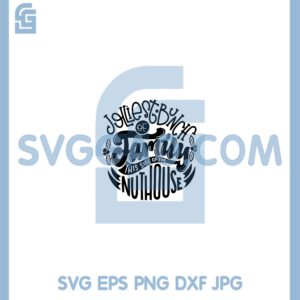 Christmas Winter Family Svg, Jolliest Bunch Of Family This Side Of the Nuthouse Svg, Jolliest Bunch Svg