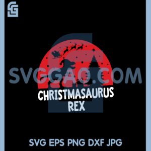 Christmasaurus Svg, Christmasaurus Rex Svg, Christmas Rex svg