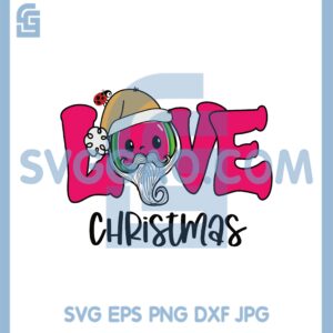 Cocomelon Love Christmas Cute Svg, Love Cocomelon Santa Svg, Cocomelon Santa Svg