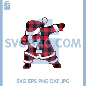 Dabbin Santa Svg, Dabbin Christmas Svg, Dabbin Svg