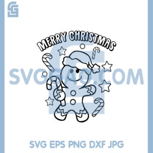 Doll Cookies Christmas Svg, Merry Christmas Cookies Svg