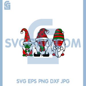Gauze Mask Gnome Svg, Gauze mask Christmas Svg, Cute Gnomies Svg