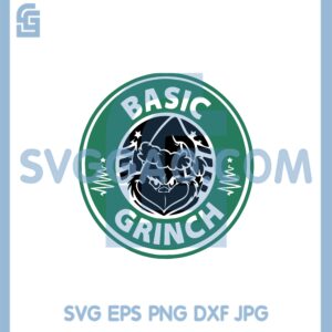Grinch Coffee Christmas Svg, Basic Grinch Svg