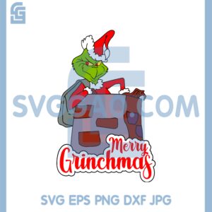 Grinch Get Into the Kitchen Pipe Svg, Merry Grinchmas Christmas Svg