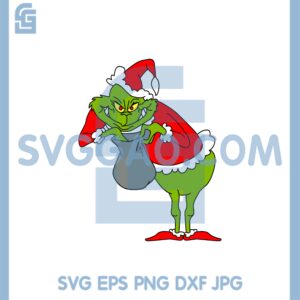 Grinch Searching for Christmas Gift Bags Svg, Grinch Christmas Dr Seuss Svg