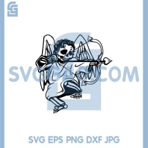 Gothic Skull Archer Svg, Demon Angel Svg, Angel Skull Svg