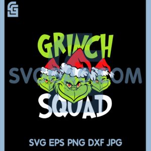 Grinch Squad Svg, Grinch And Max Svg, Grinch Who Stole Christmas Svg