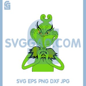 Grinch Thoughts of Stealing Svg, Grinch Christmas New Svg
