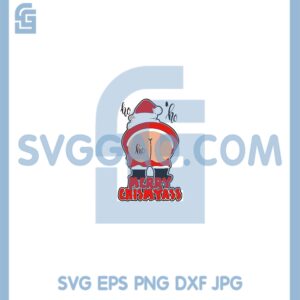 Ho Ho Ho Merry Christmas But Svg, Santa Claus Funny Butt Svg, But Santa Svg
