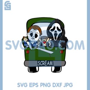Horror Truck Model 3 Demon Characters Svg, Devil's Truck Svg