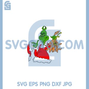 How The Grinch That Stole Christmas Svg, Max That Stole Christmas Svg, Grich And Max File Svg