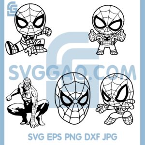 Baby Spiderman New Svg, Spiderman Bundle Svg, Bundle Superhero Svg