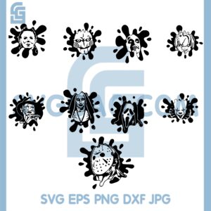 Horror Movie Blood Bundle Svg, Halloween Spooky Season Svg