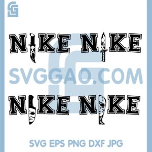 Horror Nike Halloween Svg, Bundle Horor Movies Characters Logo Nike Svg