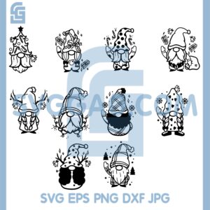 Christmas Gnomes Bunde Svg, Christmas Gnome Svg, Christmas Gnomes Clipart Svg