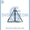 Deathly Hallows Svg, Wizard Always Design Svg